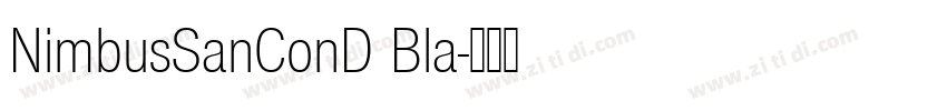 NimbusSanConD Bla字体转换 NimbusSanConD Bla字体转换